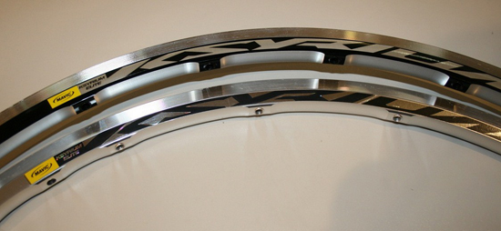 Mavic Wheel Identification chart